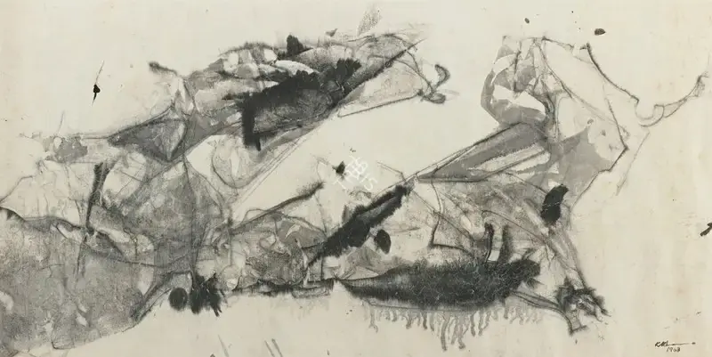 Krishen Khanna (Artist), Untitled, 1963, Drawing