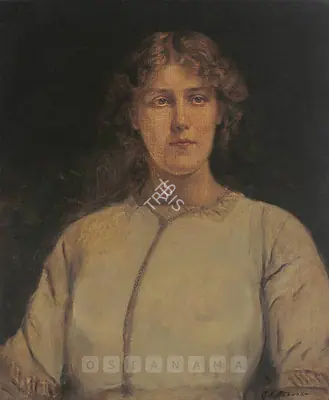 M.F. Pithawala (Artist), Portrait Of An European Lady, 1921, Painting