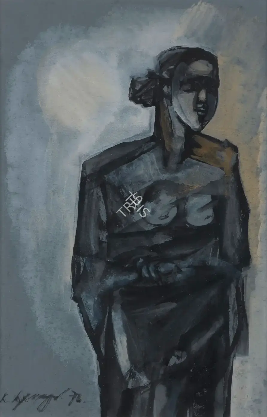 K. Laxma Goud (Artist), Untitled, 1976, Painting