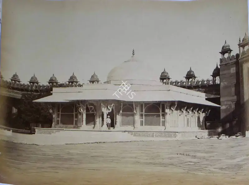 Studio V. & E. Pont (Photographic Studio), Sheikh Salim Chisti's Tomb, Fatehpur Sikri, Antiquarian Photograph