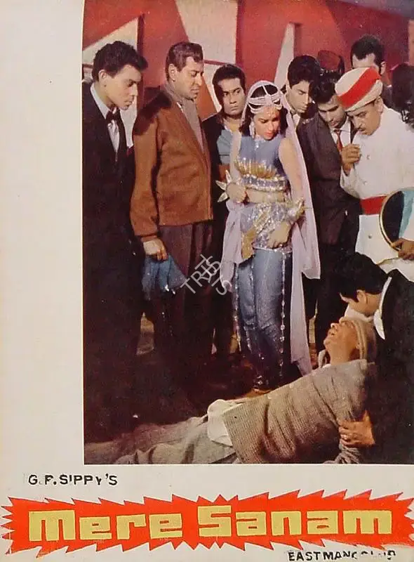 K. Vaikunth (Cinematographer), Mere Sanam, 1965, Lobby Card