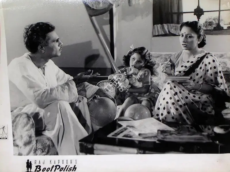 Taru Dutt (Cinematographer), Boot Polish, 1954, Lobby Card
