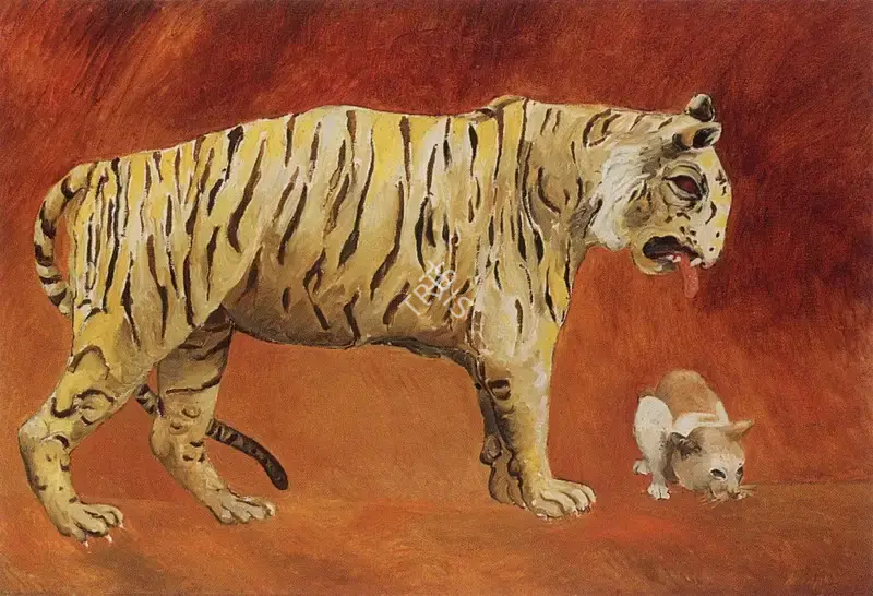 Manjit Bawa (Artist), The Tiger, 1990, Painting
