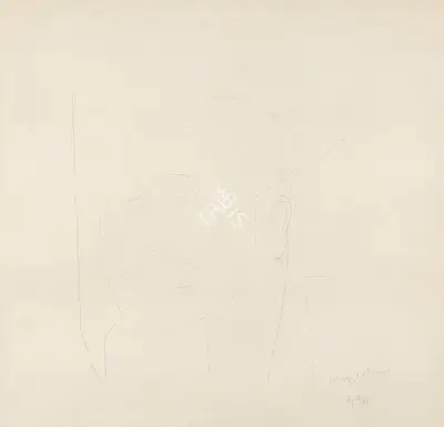 Tyeb Mehta (Artist), Untitled, 1973, Drawing