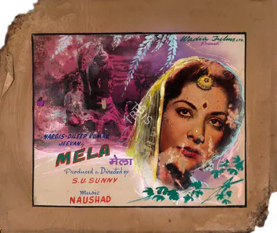 S.U. Sunny (Producer), Mela, 1948, Showcard