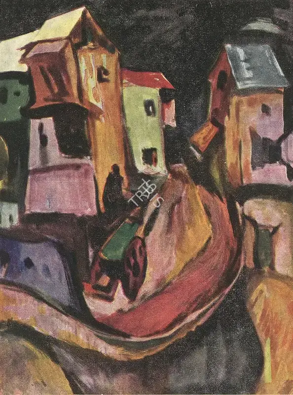 H.A. Gade (Artist), Kashmir Scene, Painting