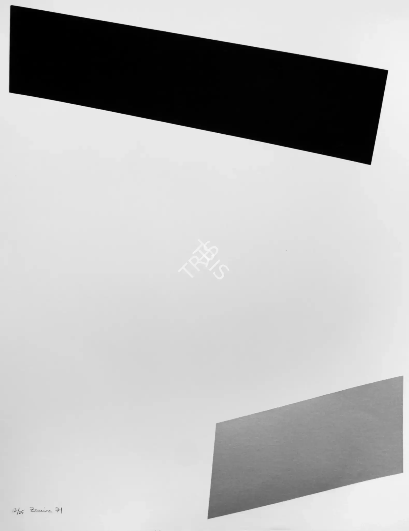 Zarina Hashmi (Artist), Untitled, 1971, Graphic Art