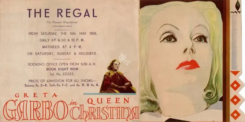 Rouben Mamoulian (Director), Queen Christina, 1933, Handbill