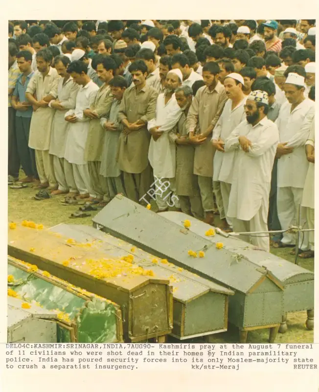 Meraj (Photographer), Del04C: Kashmir: Srinagar, India, 7Aug90, 1990, Contemporary Photograph