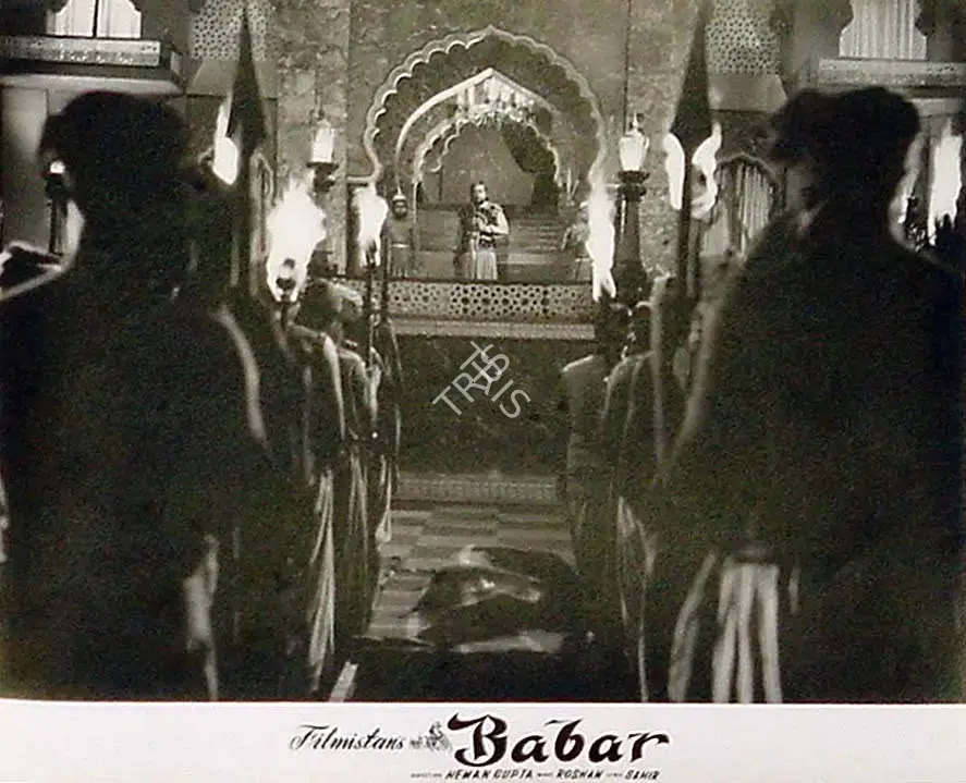 Vasant Beltangdi (Cinematographer), Babar, 1960, Lobby Card