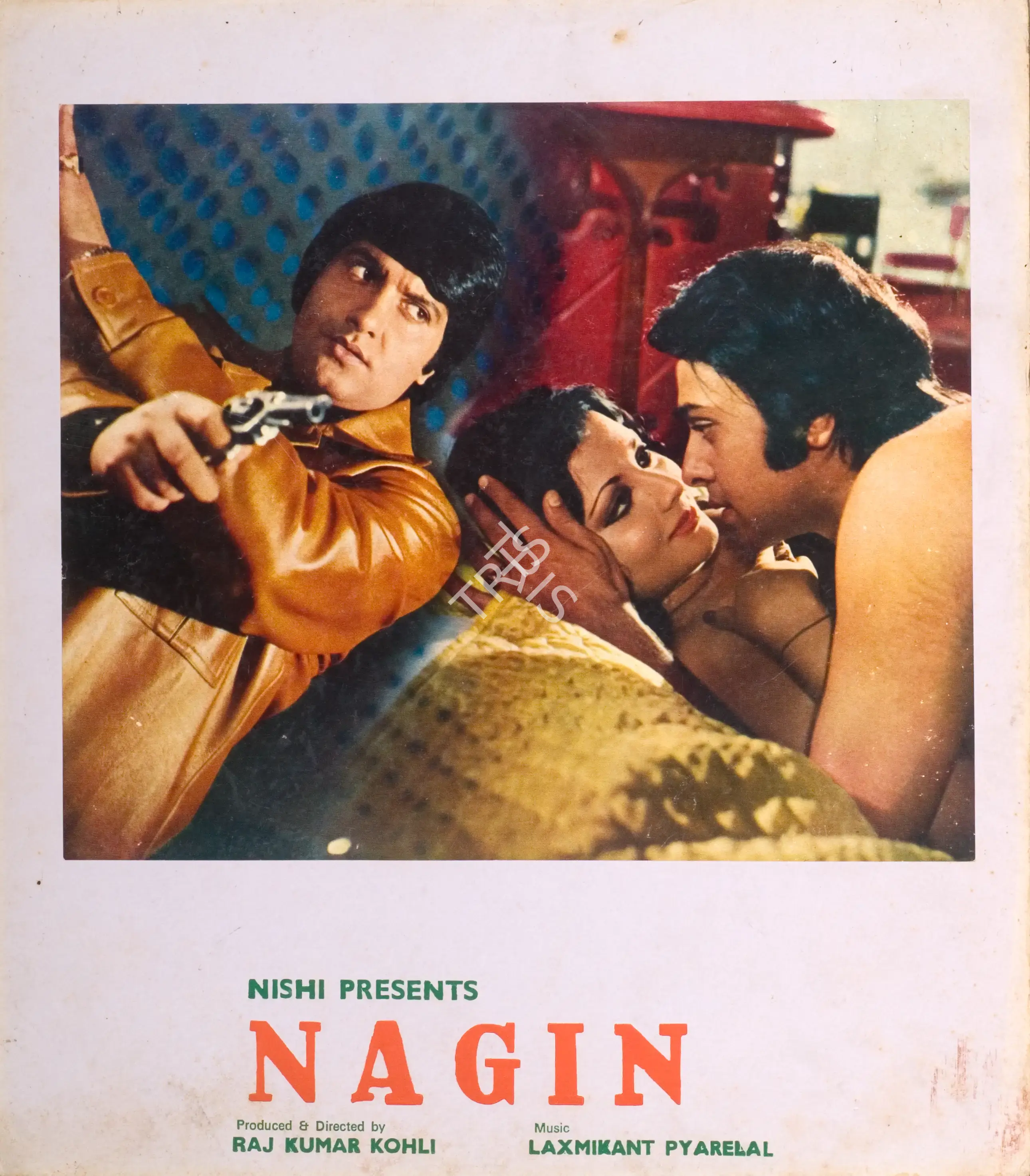 Raj Kumar Kohli (Producer), Nagin, 1976, Photographic Still Mounted on Lobby Card