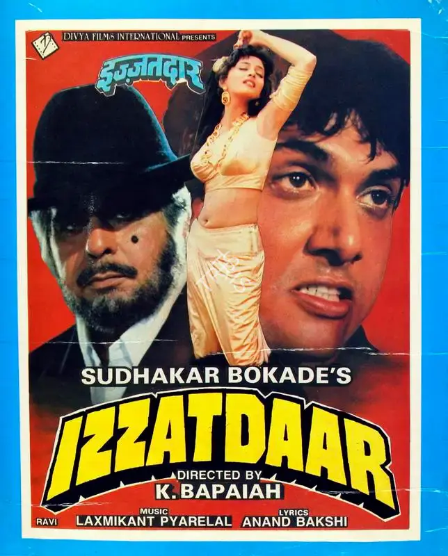Sudhakar Bokade (Producer), Izzatdaar, 1990, Song-Synopsis Booklet