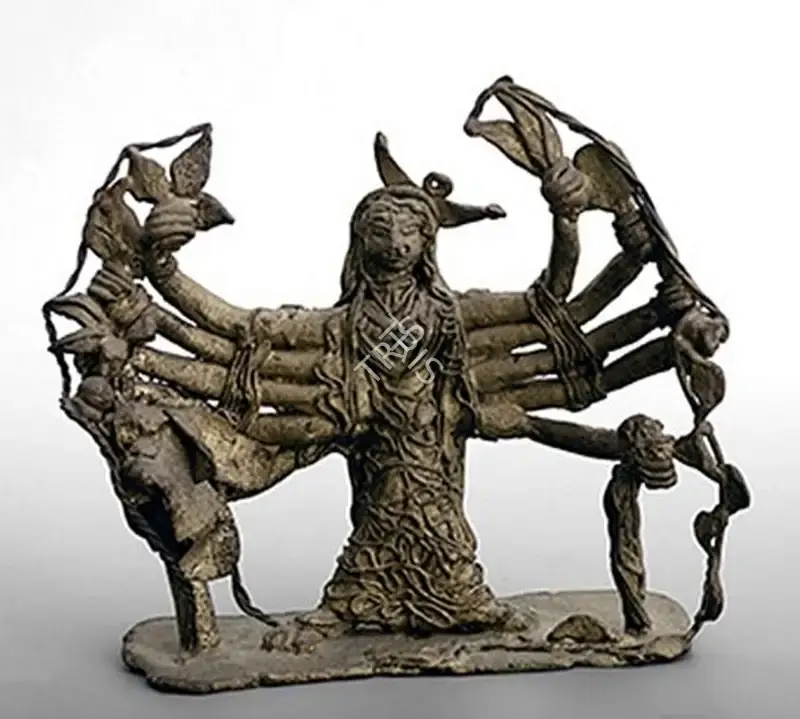 Meera Mukherjee (Artist), Durga, 1997, Sculpture