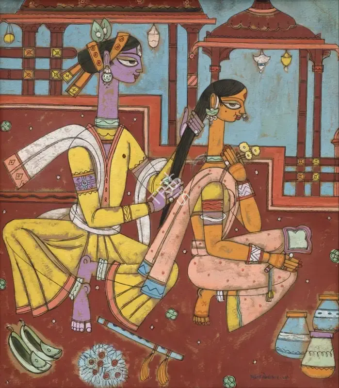 A.A. Almelkar (Artist), Untitled, 1978, Painting
