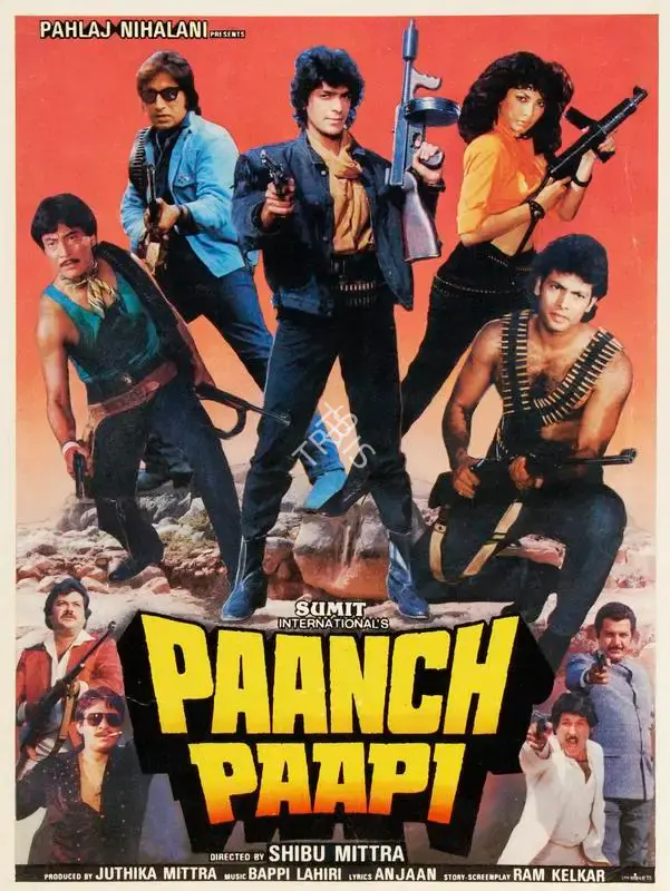 Juthika Mittra (Producer), Paanch Paapi, 1989, Song-Synopsis Booklet