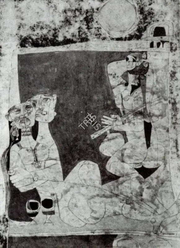 Gautam Vaghela (Artist), Midnight, Painting