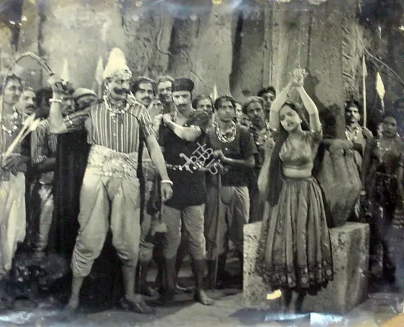 R.D. Mathur (Cinematographer), Madhosh, 1951, Photographic Still