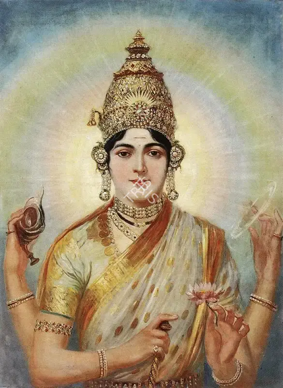 M.V. Dhurandhar (Artist), Devi, Painting