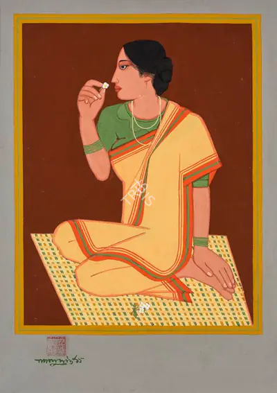 Lalu Prasad Shaw (Artist), Untitled, 2011, Painting