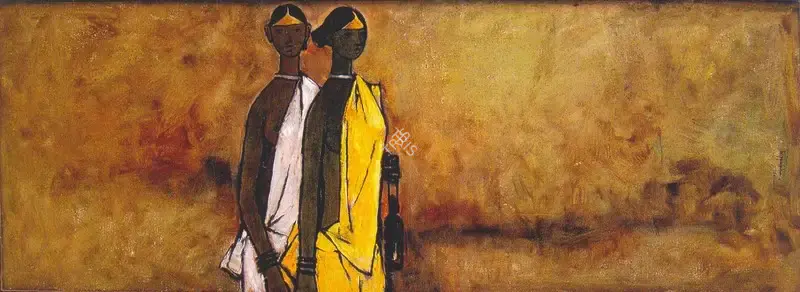 B. Prabha (Artist), Untitled, 1961, Painting