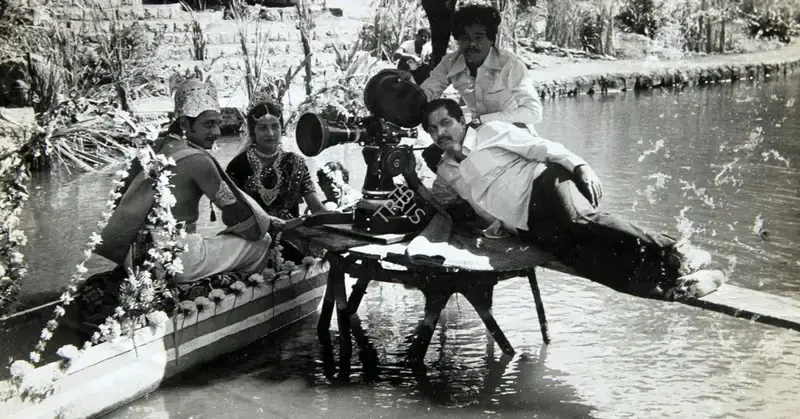 Kantilal Rathod (Producer), Ramnagri, 1982, Working Still
