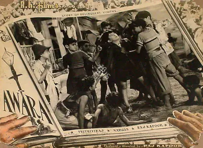 Radhu Karmakar (Cinematographer), Awara, 1951, Lobby Card