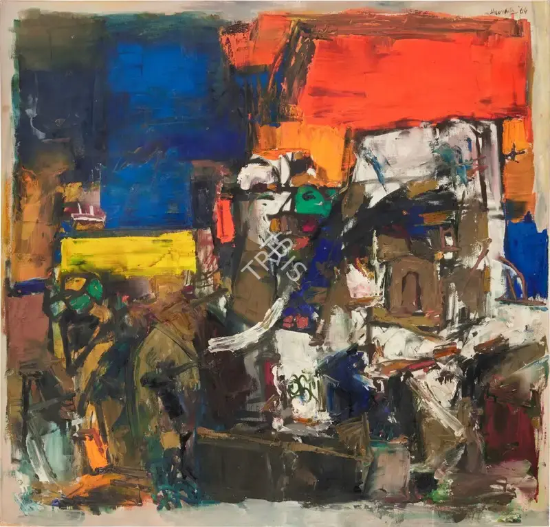 Husain, M.F. (Artist). Chittore Fort, 1964 | Painting, So.Lon/30.09.25, 2025 · Sotheby's