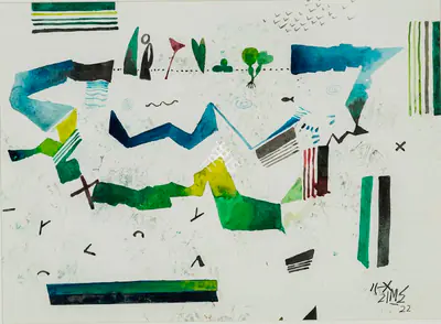 Ganesh Haloi (Artist), Untitled, 2022, Painting