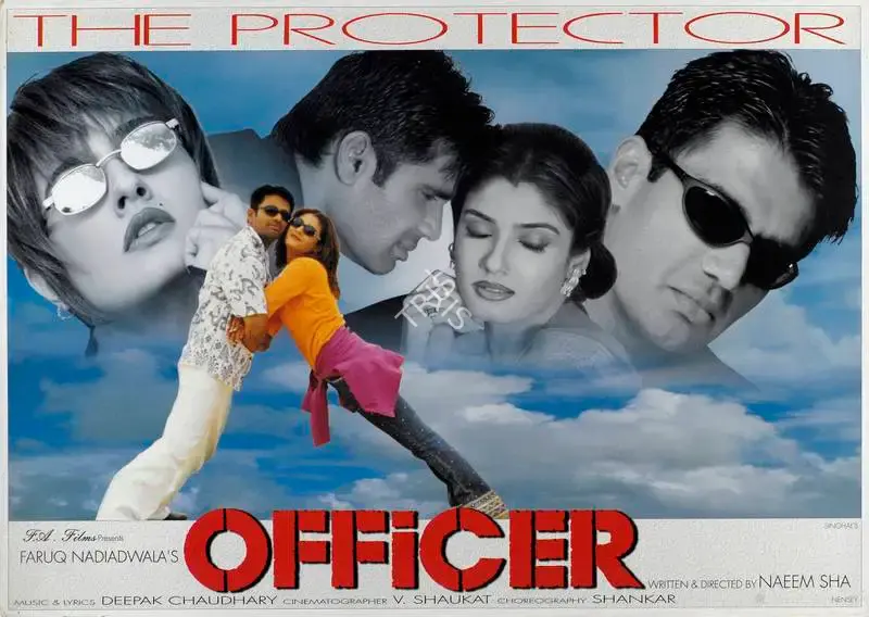 Faruq Nadiadwala (Producer), Officer, 2001, Lobby Card
