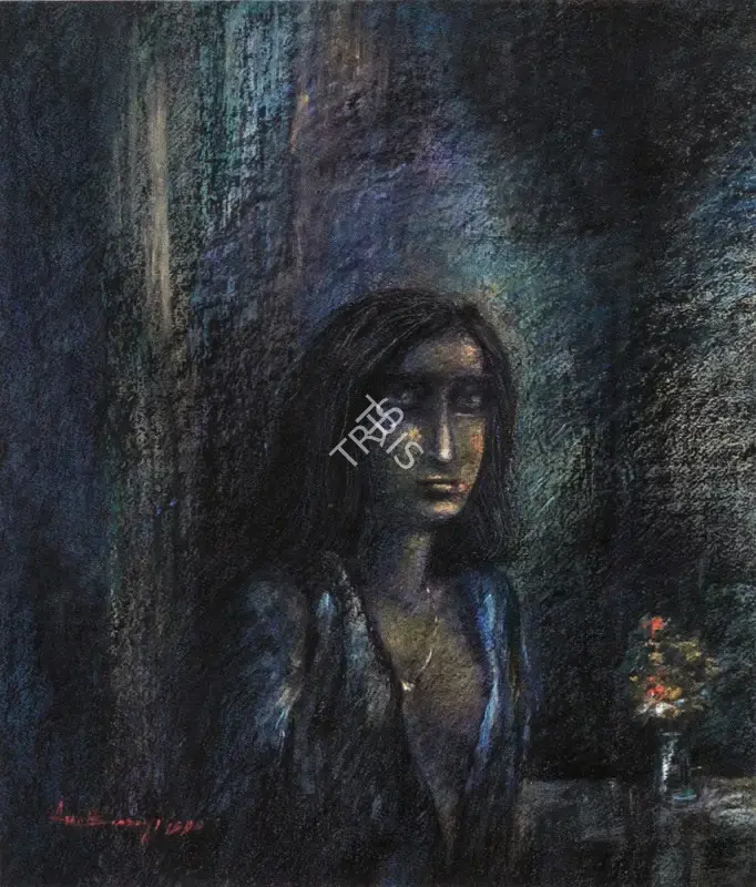 Amitabha Banerjee (Artist), Untitled, 1990, Painting