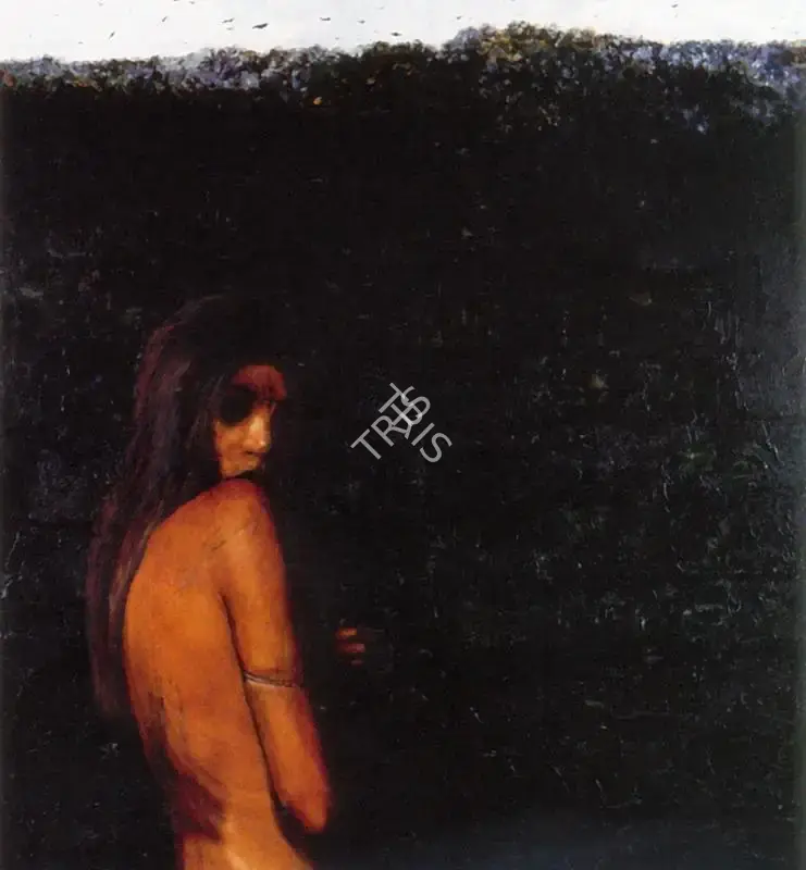 Bikash Bhattacharjee (Artist), Latika, 1996, Painting