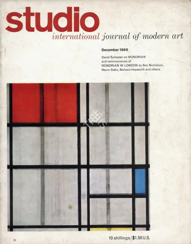 Peter Townsend (Editor), Studio International, 1966, Journal