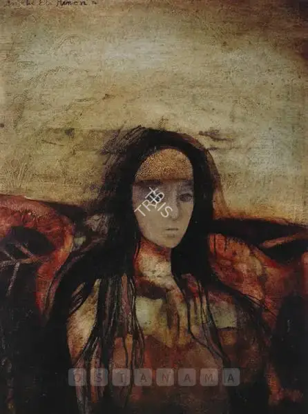 Anjolie Ela Menon (Artist), Untitled, 1974, Painting