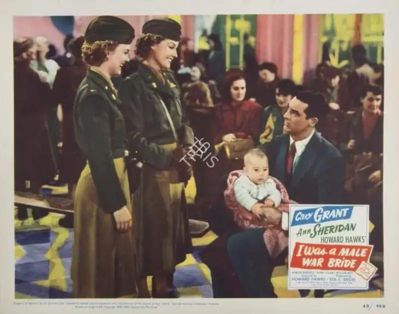 Howard Hawks (Director), I Was a Male War Bride, 1949, Lobby Card