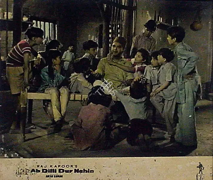 Jaywant Pathare (Cinematographer), Ab Dilli Dur Nahin, 1957, Lobby Card