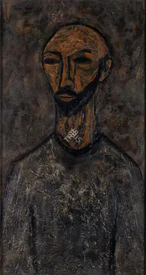 Akbar Padamsee (Artist), Prophet Series, 1952, Painting