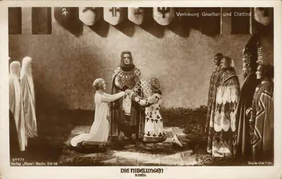 Fritz Arno Wagner (Producer), Die Nibelungen: Kriemhild's Revenge, 1924, Postcard