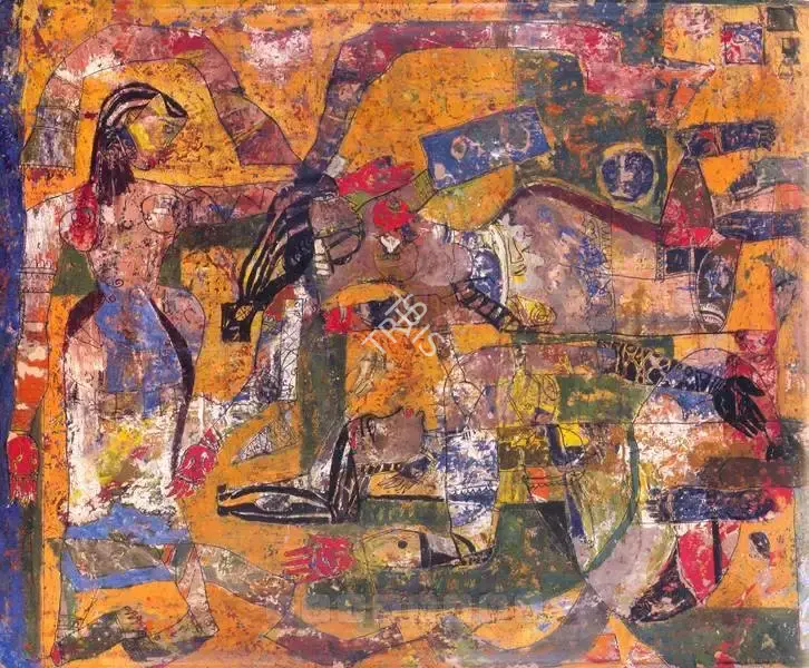 Mohan Samant (Artist), Untitled, 1945, Painting