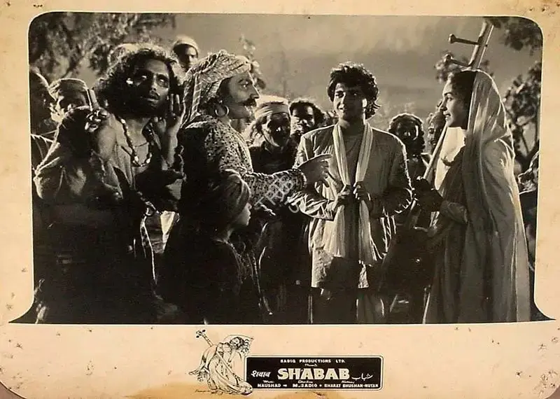 M. Sadiq (Director), Shabab, 1954, Lobby Card