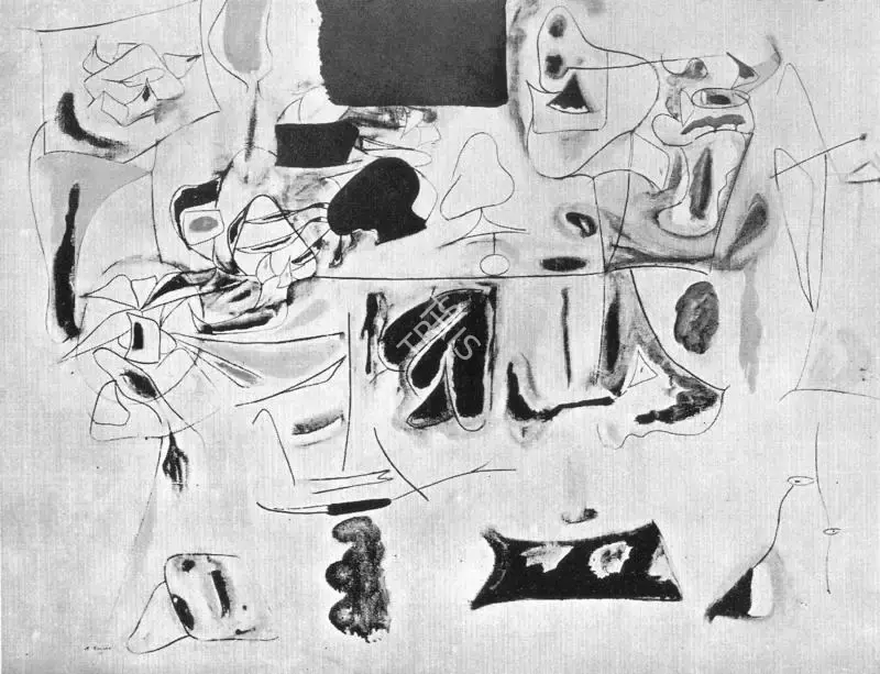 Arshile Gorky (Artist), Landscape Table, 1945, Painting