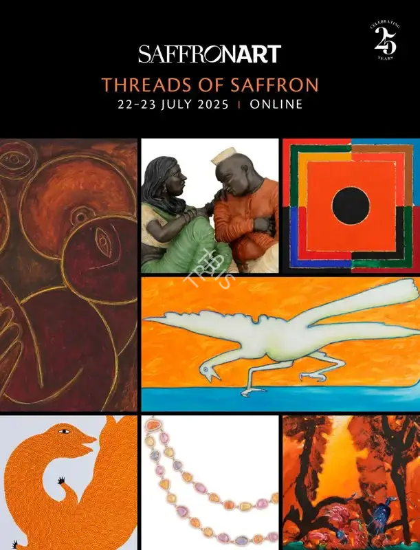 Saffronart (Auction House), Threads of Saffron, 2025, Auction Catalogue