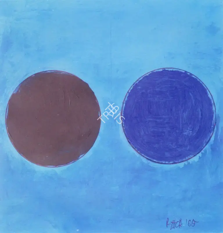 S.H. Raza (Artist), Polarity, 2005, Painting