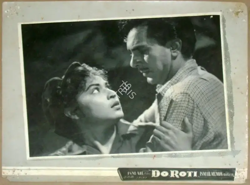 P. John (Cinematographer), Do Roti, 1957, Lobby Card