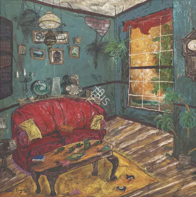 Nikhil Chaganlal (Artist), Untitled, 2000, Painting
