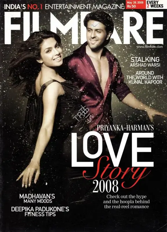 Jitesh Pillaai (Editor), Filmfare, 2008, Magazine