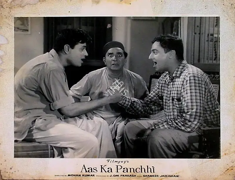 J.Om Prakash (Producer), Aas Ka Panchhi, 1961, Lobby Card