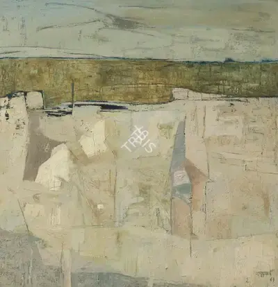 Ramkumar (Artist), The Shore, 1961, Painting