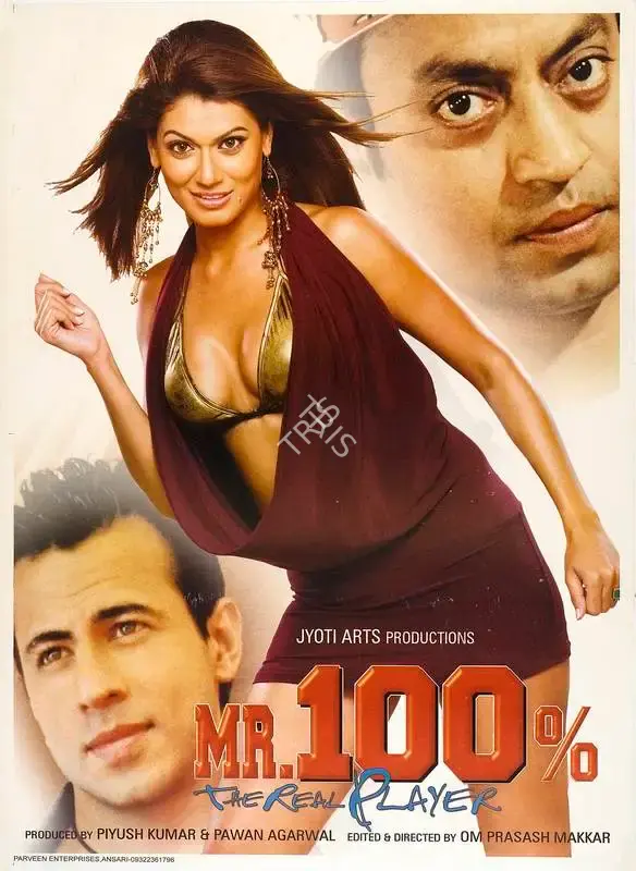 Pawan Agarwal (Producer), Mr 100 Percent, 2006, Full Sheet Poster