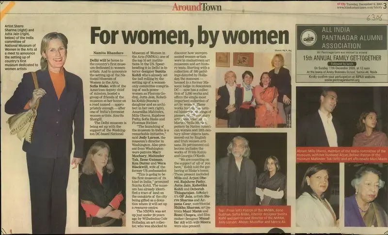 Namita Bhandare (Reporter), For women, by women, 2006, Newspaper Clipping