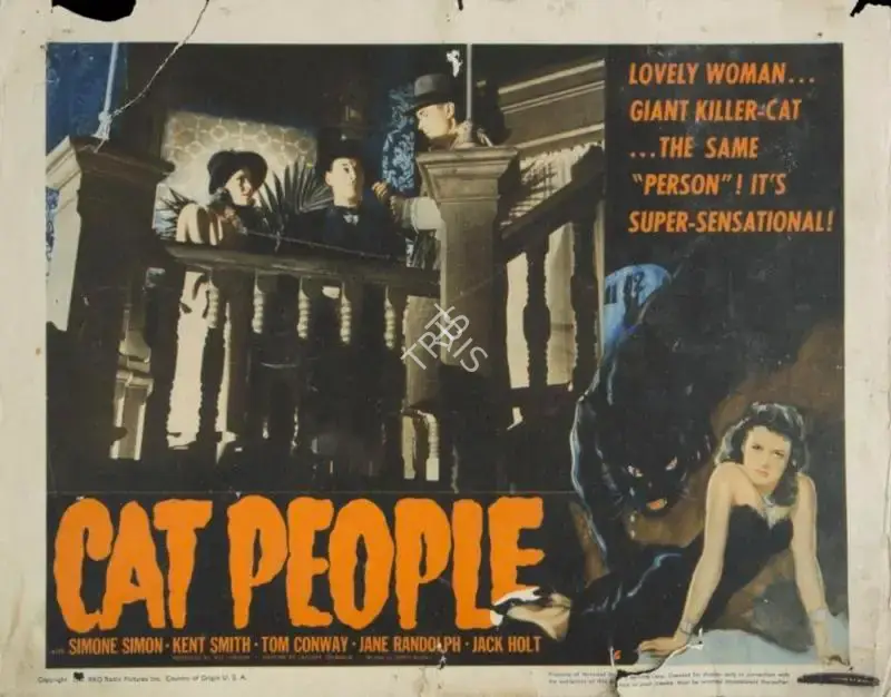 Nicholas Masuraca (Cinematographer), Cat People, 1942, Lobby Card